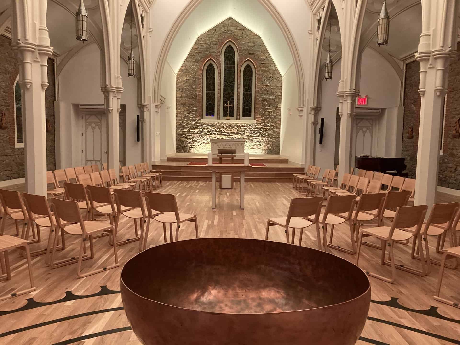 Theo chairs in church of ascension new york
